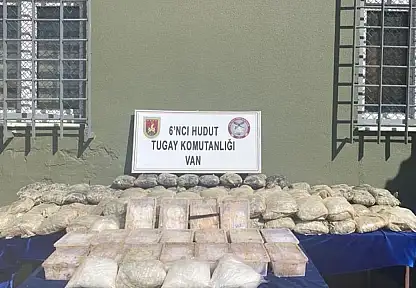 Van'da büyük operasyon! Yüklü miktarda uyuşturucu madde ele geçirildi