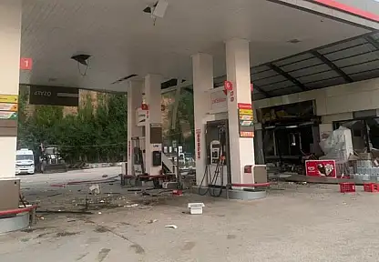 Van'da petrol istasyonunda patlama: 1 yaralı