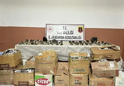 Van'da piyasa değeri 2 milyon TL olan kuvars taşı ele geçirildi