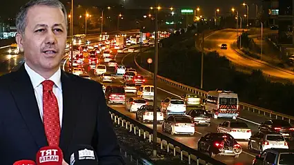 Bakan Yerlikaya trafikte yeni düzenlenlemenin detaylarını anlattı