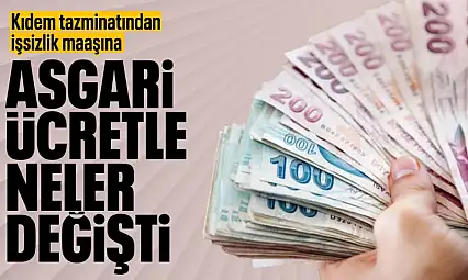 Yeni asgari ücret açıklandı: Ödeme ve ücretlerde zincirleme değişiklik