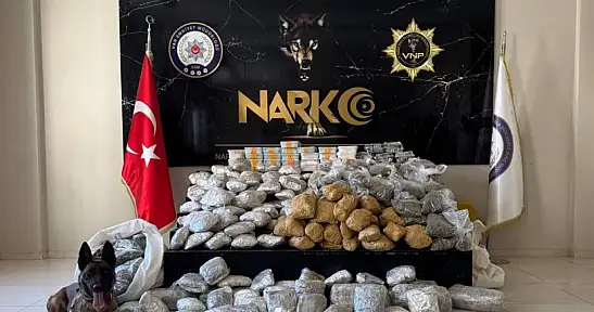 Van'da kamyonette uyuşturucu madde ele geçirildi