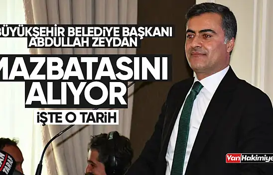 Abdullah Zeydan mazbatasını alıyor! İşte o tarih...