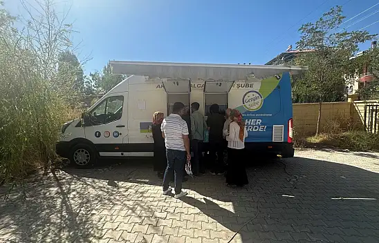 Aksa'dan Van'a gezgin şube hizmeti!