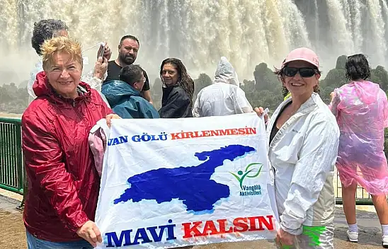Brezilya'dan 'Van Gölü kirlenmesin, mavi kalsın' mesajı