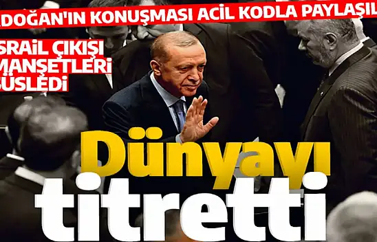 Cumhurbaşkanı Erdoğan duyurdu: İsrail'le tüm anlaşmalar iptal edildi