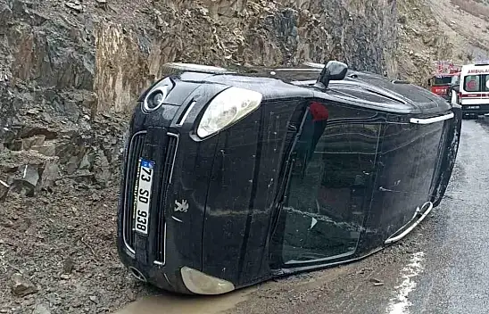 Hakkari'de kamyonet kazasında 5 kişi yaralandı
