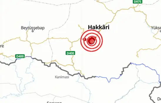 Hakkari'de korkutan deprem!