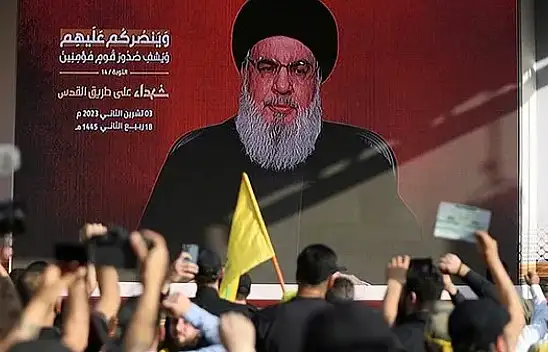 Hizbullah lideri Hasan Nasrallah neler söyledi? Dünya O'nu izledi
