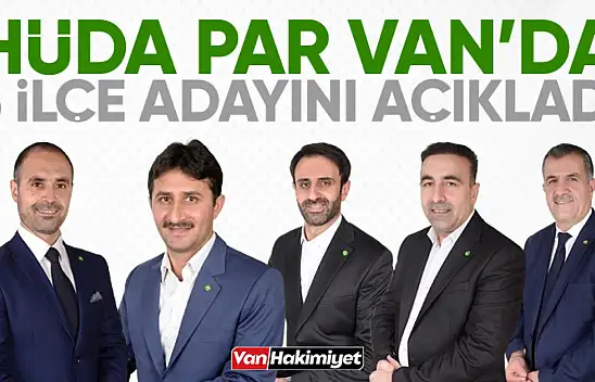 HÜDA PAR, 5 ilçede daha belediye başkan adayını açıkladı