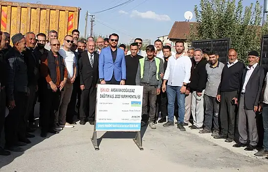 İl Başkanı Güray, doğal gaz çalışmalarını inceledi