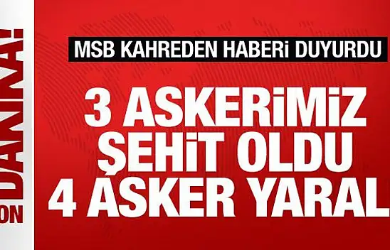 Irak'ın kuzeyinde 3 asker şehit oldu