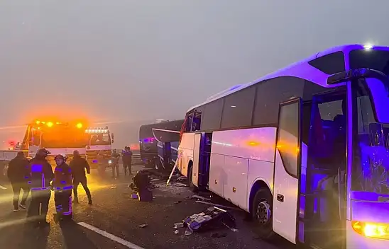 Kuzey Marmara Otoyolu'nda zincirleme kaza: 10 ölü