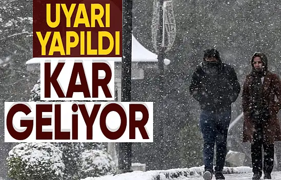 Meteoroloji'den Van için kar yağışı uyarısı!