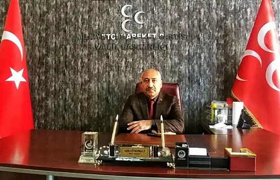 MHP Van İl Başkanı Güngöralp'ten Ramazan ayı mesajı