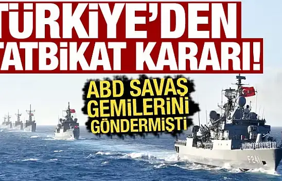 Türkiye'den ABD'ye tehdit gibi karar: Türkiye tatbikat düzenleyecek!