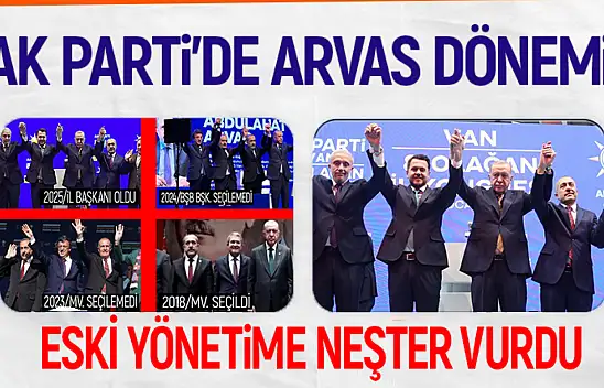 Van AK Parti'de Arvas dönemi resmen başladı