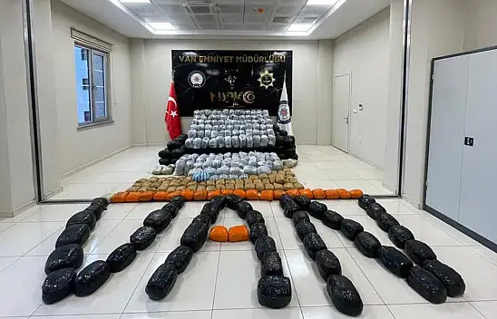Van'da 10 ton uyuşturucu ele geçirildi