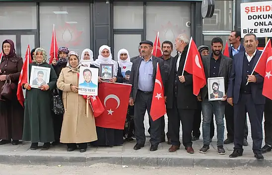 Van'da ailelerin evlat nöbeti devam ediyor