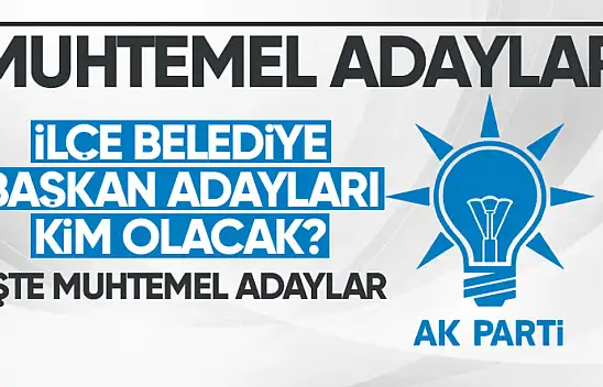 Van'da AK Parti'nin ilçe belediye başkan adayı olacak muhtemel isimler!