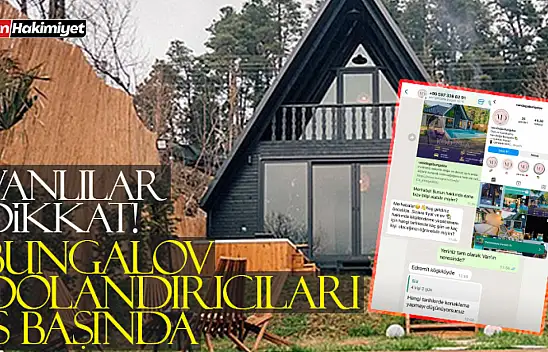 Van'da bungalov dolandırıcılarına dikkat!