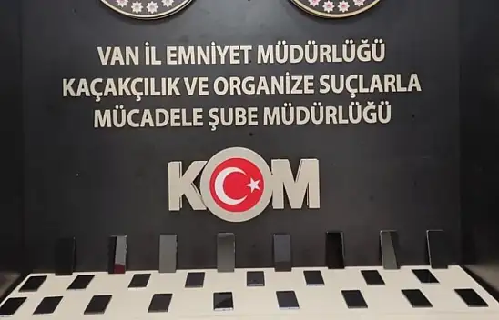 Van'da Gümrük Kaçakçılığı operasyonu!