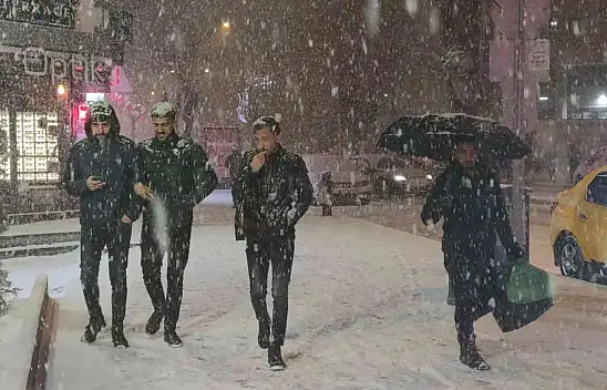 Van'da kar yağışı başladı