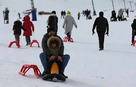 Van'da kayak merkezine akın var!