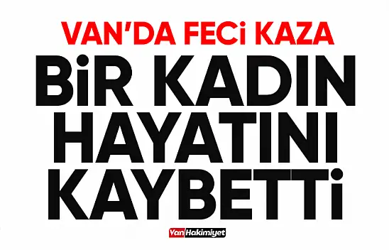 Van'da otomobilin çarptığı kadın hayatını kaybetti