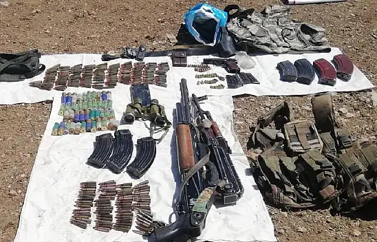 Van'da PKKoperasyonu! Silah ve mühimmat ele geçirildi