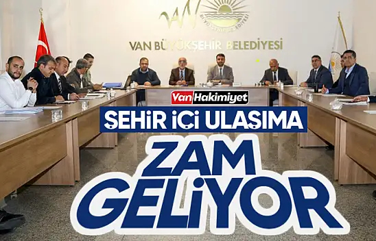 Van'da şehir içi ulaşım için zam talebi