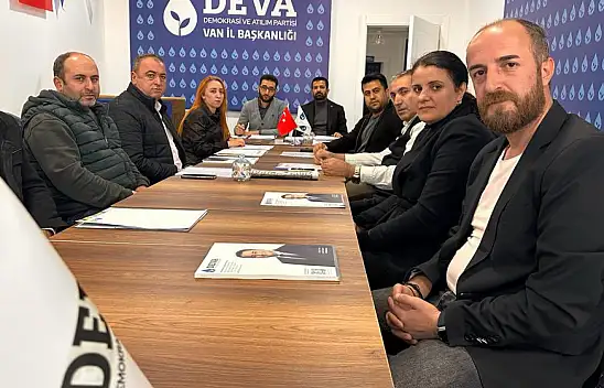 Van DEVA Partisi'nde yeni görev dağılımı yapıldı