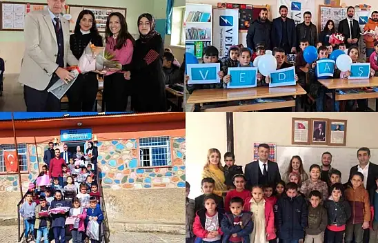 VEDAŞ Öğretmenler Günü'nde köy okullarını ziyaret etti