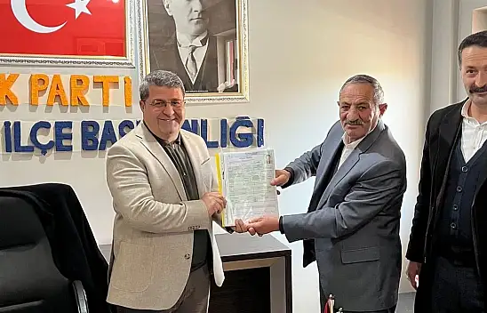 Yıldırım Bilici'den Muradiye Belediye Başkanlığı aday adaylığı başvurusu