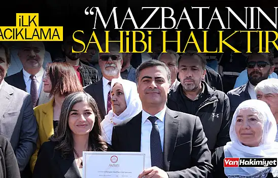 Zeydan ve Şedal mazbatayı aldı, ilk açıklamalarını yaptılar!