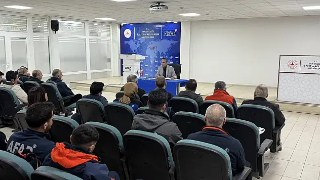 AFAD, 2025'i değerlendirdi, 2026 projelerini masaya yatırdı