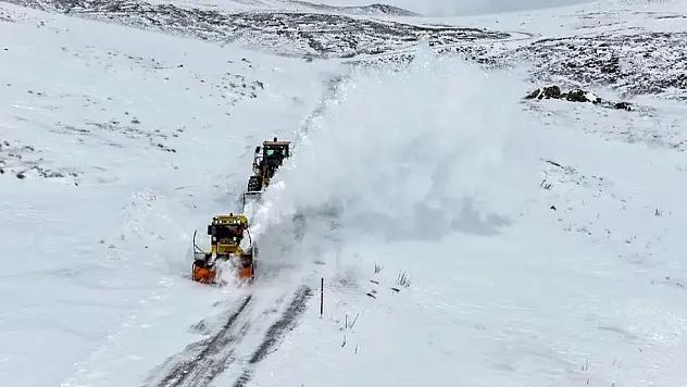 Van'da kar yağışı yolları yeniden kapattı