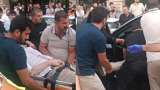 Van trafiğinde korku dolu anlar! Sürücü aracın içinde bayıldı...