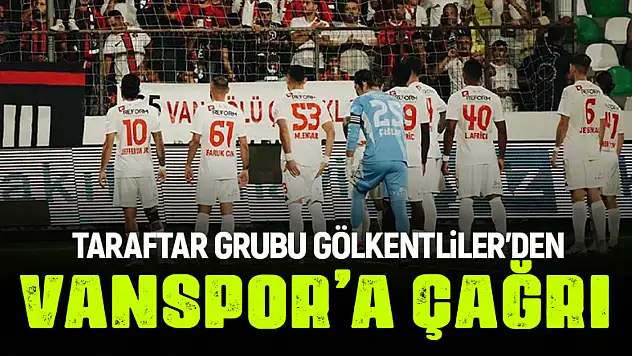 Vanspor taraftar grubundan çağrı: Galibiyete odaklanalım