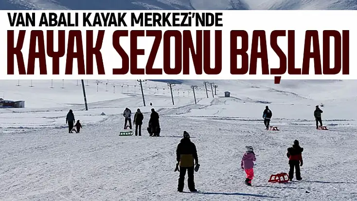 Van'daki Abalı Kayak Merkezi'nde kayak sezonu açıldı