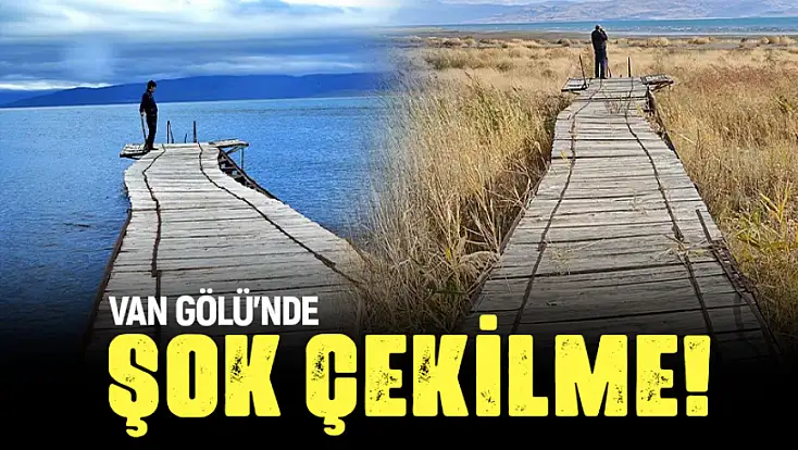 Van Gölü'nde şok çekilme! Fotoğraflara inanamayacaksınız...