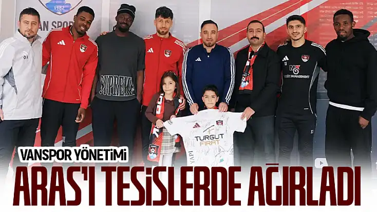 Vanspor yönetimi minik Aras'ı tesislerde ağırladı