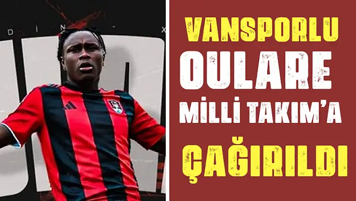 Vansporlu futbolcu milli takıma çağrıldı