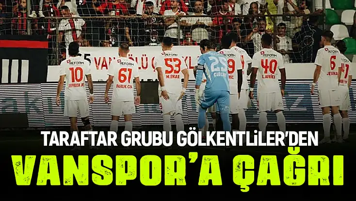 Vanspor taraftar grubundan çağrı: Galibiyete odaklanalım