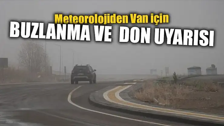 Meteorolojiden Van için uyarı geldi
