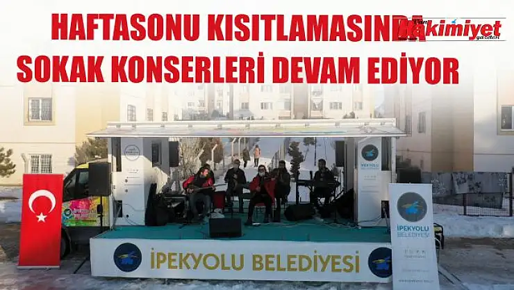 İpekyolu Belediyesi sokak konserleri devam ediyor
