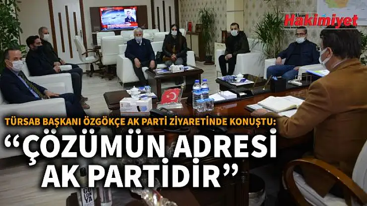 TÜRSAB Bölge Başkanı Özgökçe, AK Parti Van İl Başkanı Türkmenoğlu'nu ziyaret etti