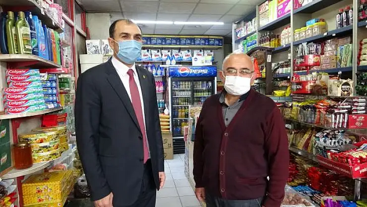 Başkan Berge'den esnafa Ramazan ziyareti