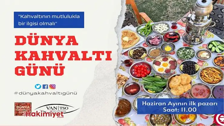 'Dünya Kahvaltı Günü' 6 Haziran'da kutlanacak
