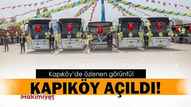 Kapıköy-Van seferleri başladı